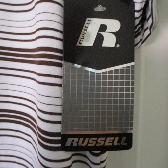 Russell Mens S/S Valpo (Valparaiso University) Polo Shirt NWT - Medium - Picture 3 of 5